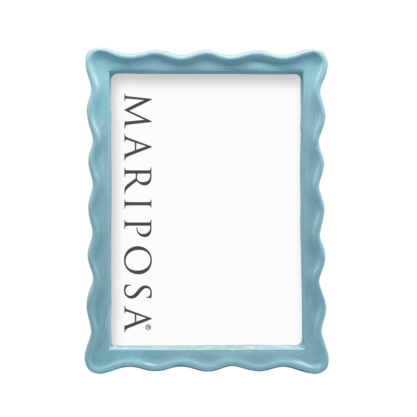 Mariposa Frame - Wavy Aqua 5x7