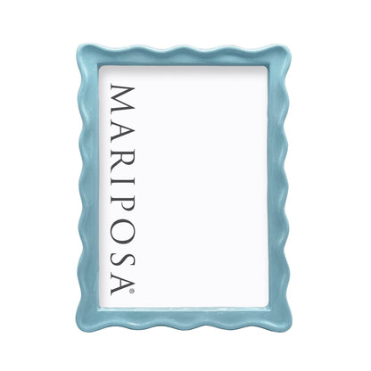 Mariposa Frame - Wavy Aqua 5x7