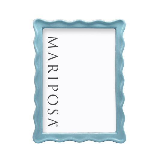 Mariposa Frame - Wavy Aqua 5x7