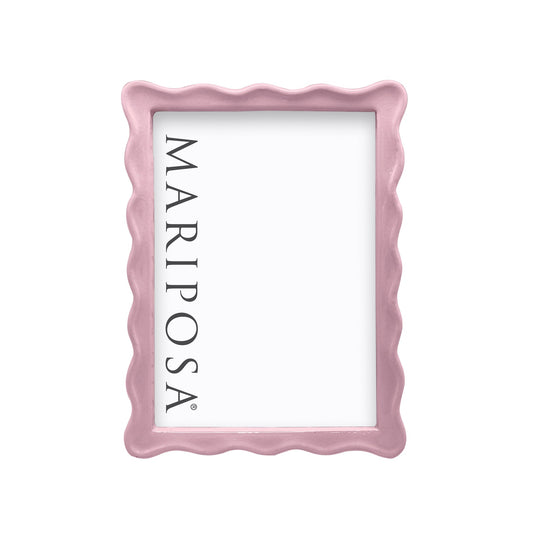 Mariposa Frame - Wavy Pink 5x7