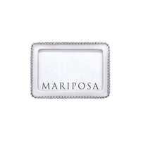 Mariposa Frame - Beaded White 4x6