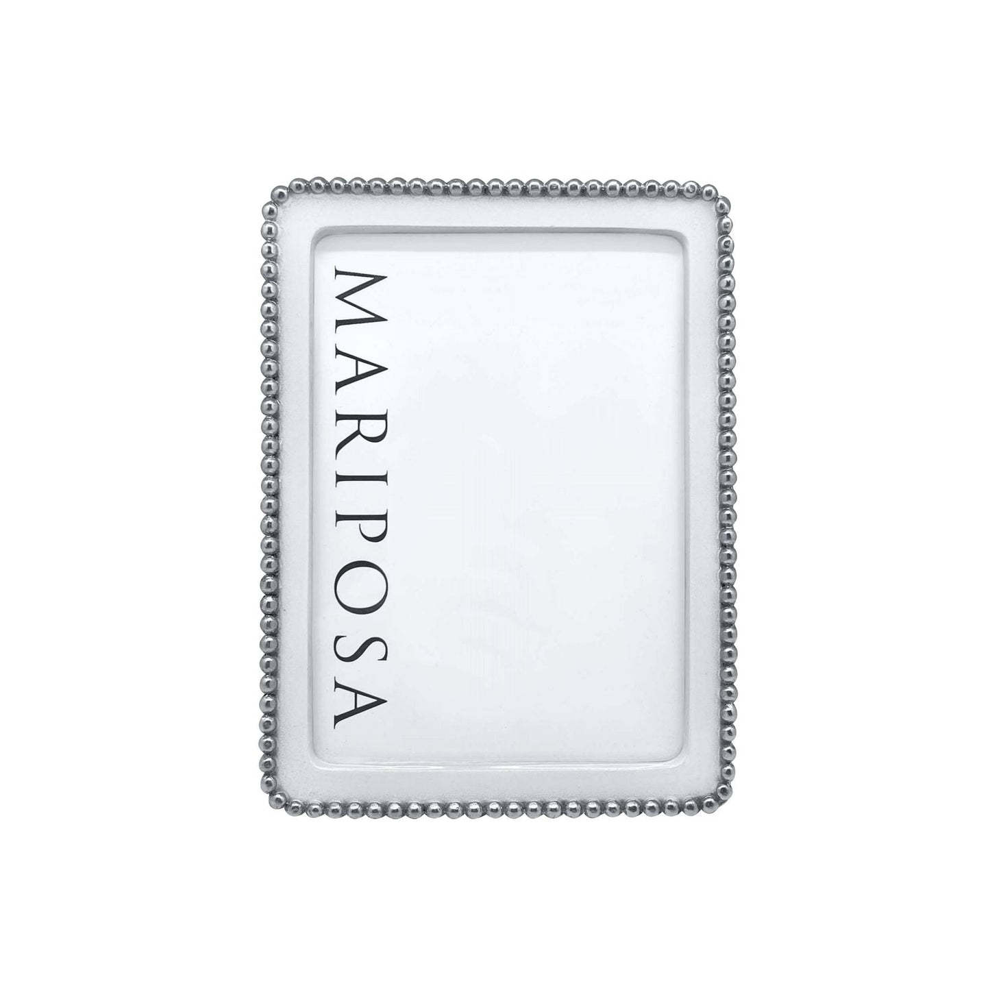 Mariposa Frame - Beaded White 5x7