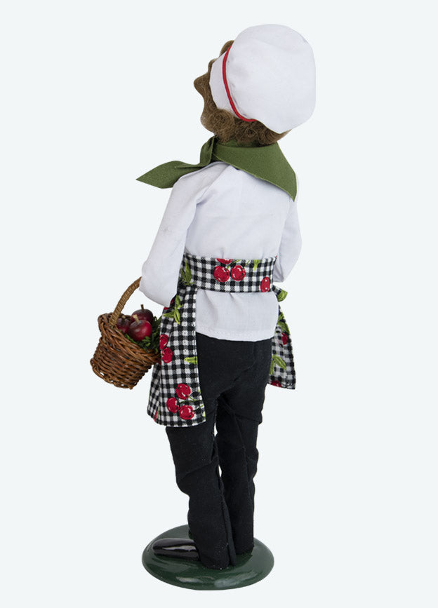 Byers Choice Caroler 2023: Chef with Cherry Pie