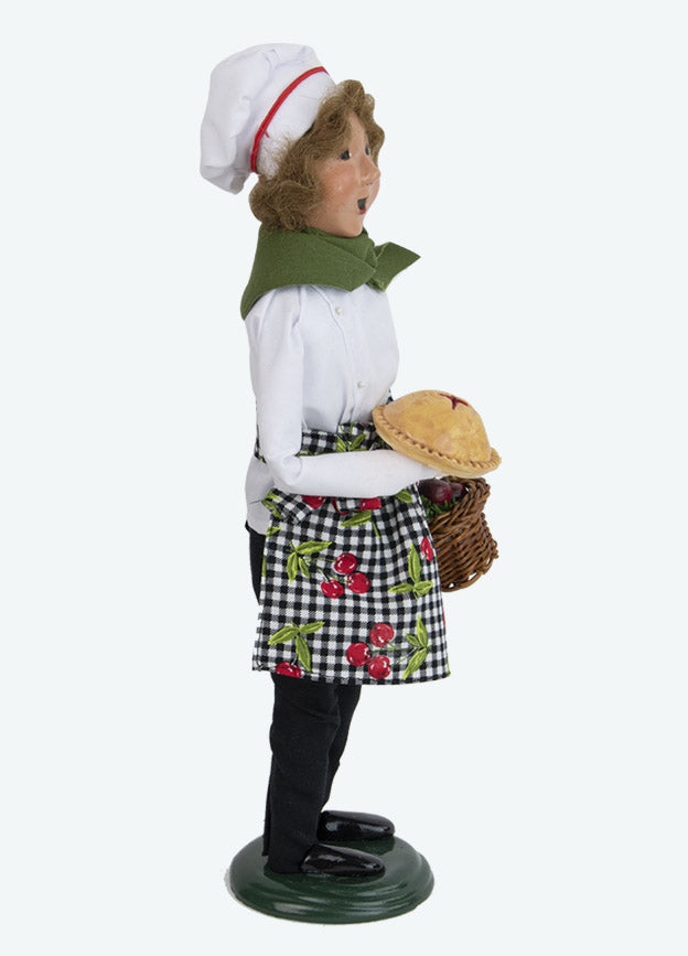 Byers Choice Caroler 2023: Chef with Cherry Pie