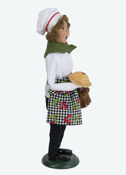 Byers Choice Caroler 2023: Chef with Cherry Pie