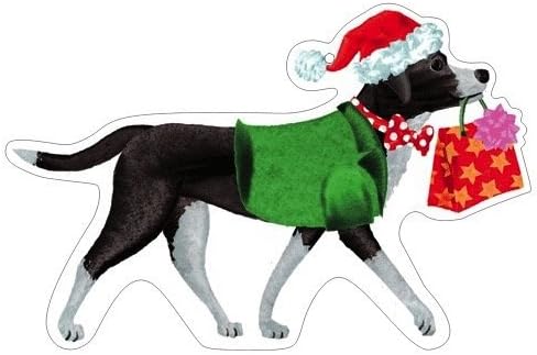 Caspari Ornament Gift Tags: Christmas Delivery Die-Cut