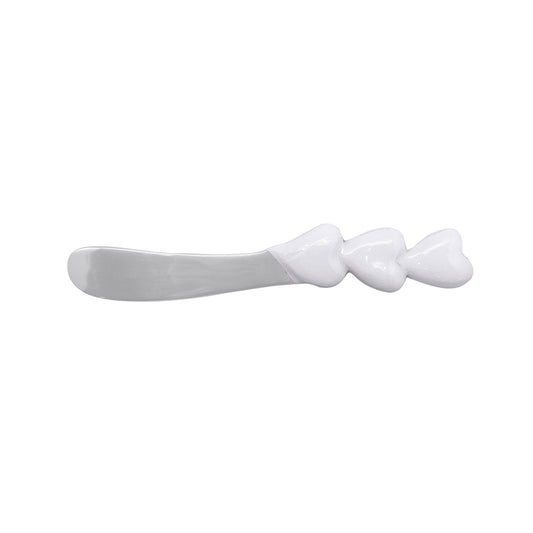 Mariposa Spreader - Heart - White
