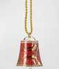 Versace Medusa Garland Red Bell Ornament