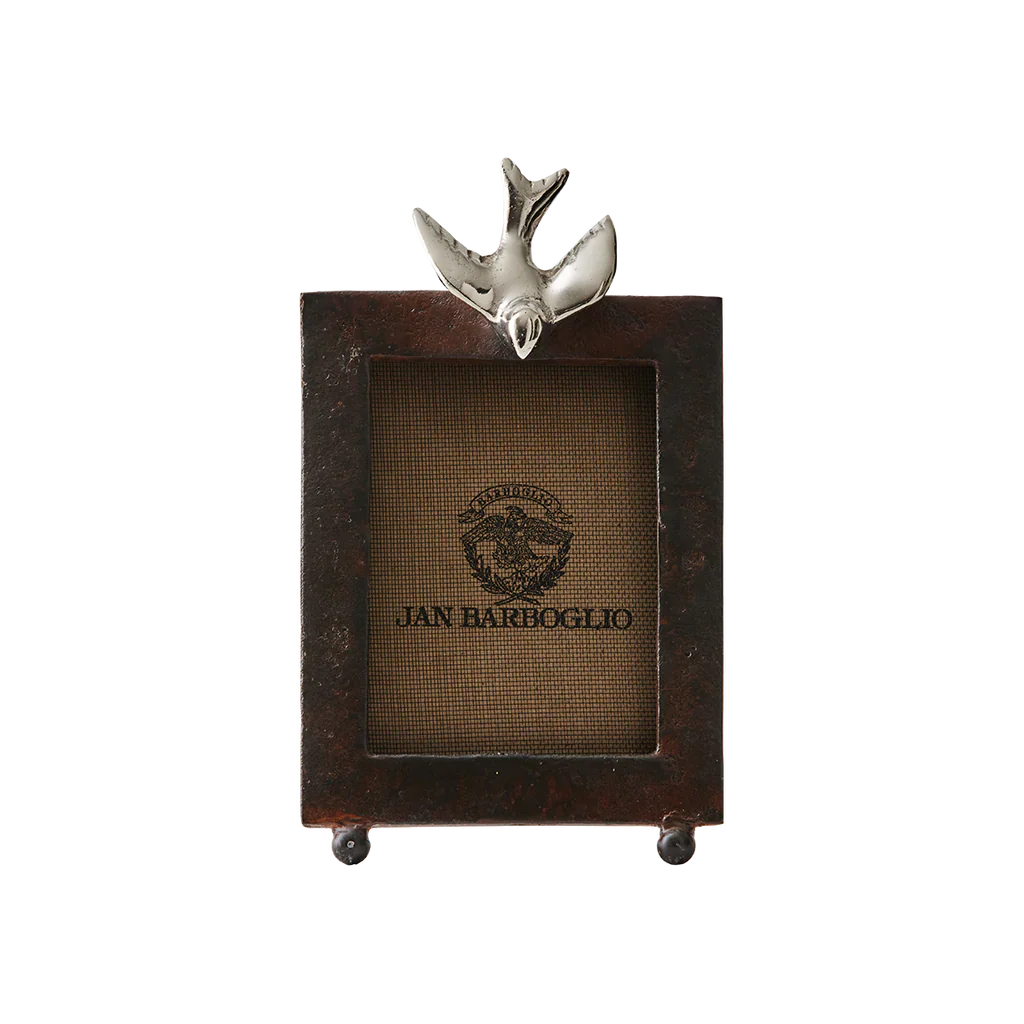 Jan Barboglio Picture Frame - Golondrina Iron & Nickel 5x7