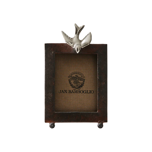 Jan Barboglio Picture Frame - Golondrina Iron & Nickel 5x7