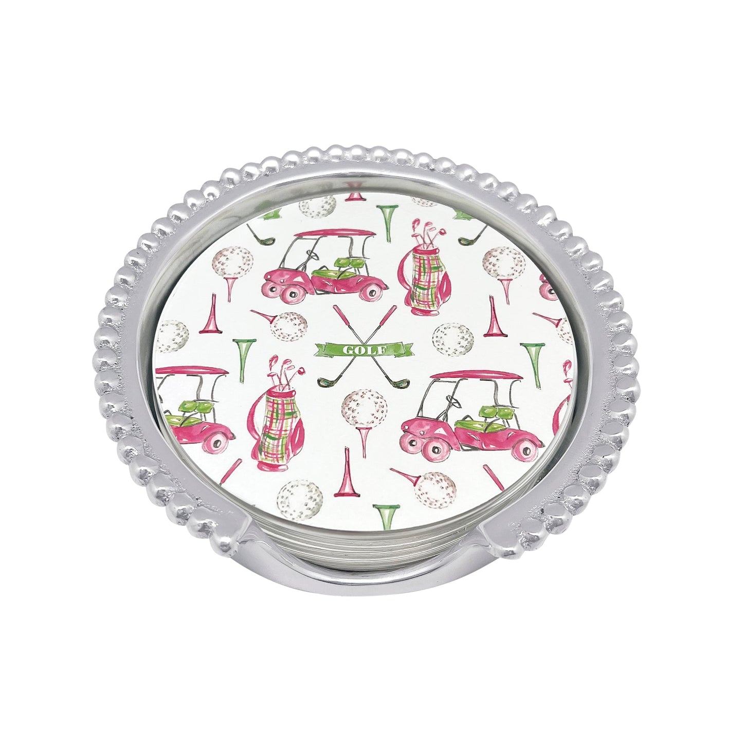 Mariposa Coaster Set - Beaded - Ladies' Golf