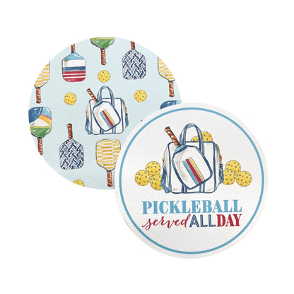 Mariposa Coaster Set - Beaded - Pickleball Served All Day