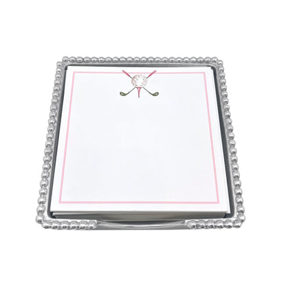 Mariposa Note Pad Set - Beaded - Ladies' Golf