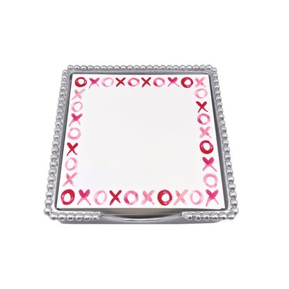 Mariposa Note Pad Set - Beaded - Hearts