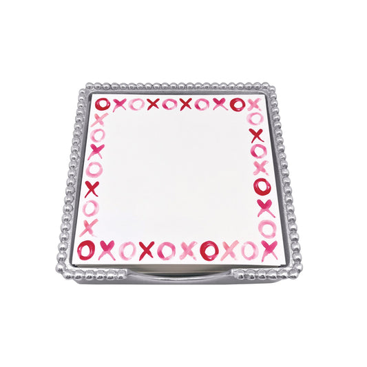 Mariposa Note Pad Set - Beaded - Hearts