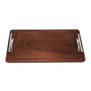 Mariposa Tray - Handled Boat Cleat - Dark Wood