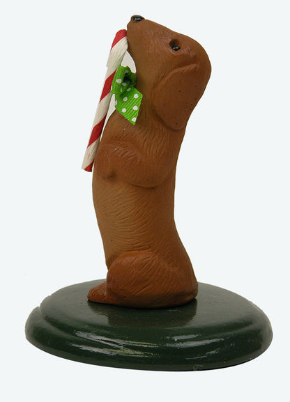 Byers Choice Animal: Singing Dog Dachshund