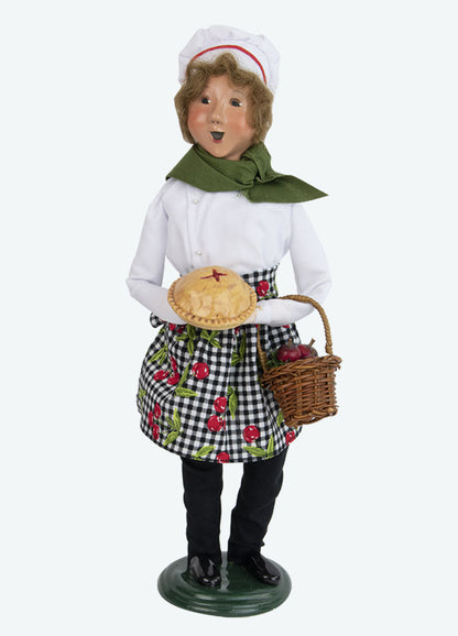 Byers Choice Caroler 2023: Chef with Cherry Pie
