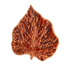 Vista Alegre Gudrun Orange Birch Leaf by Claudia Schiffer for Bordallo Pinheiro