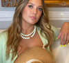 Dina Mackney Designs Necklace - Lemon Chrysoprase Double Row Necklace