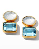 Dina Mackney Designs Earrings - Doublet Topaz Double Stud Earrings