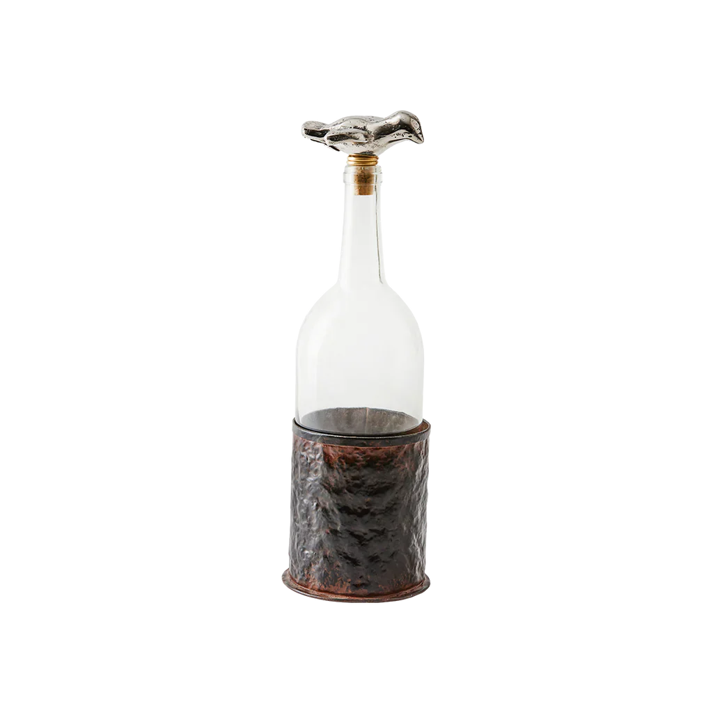Jan Barboglio Paloma Botella Decanter Glass Bottle