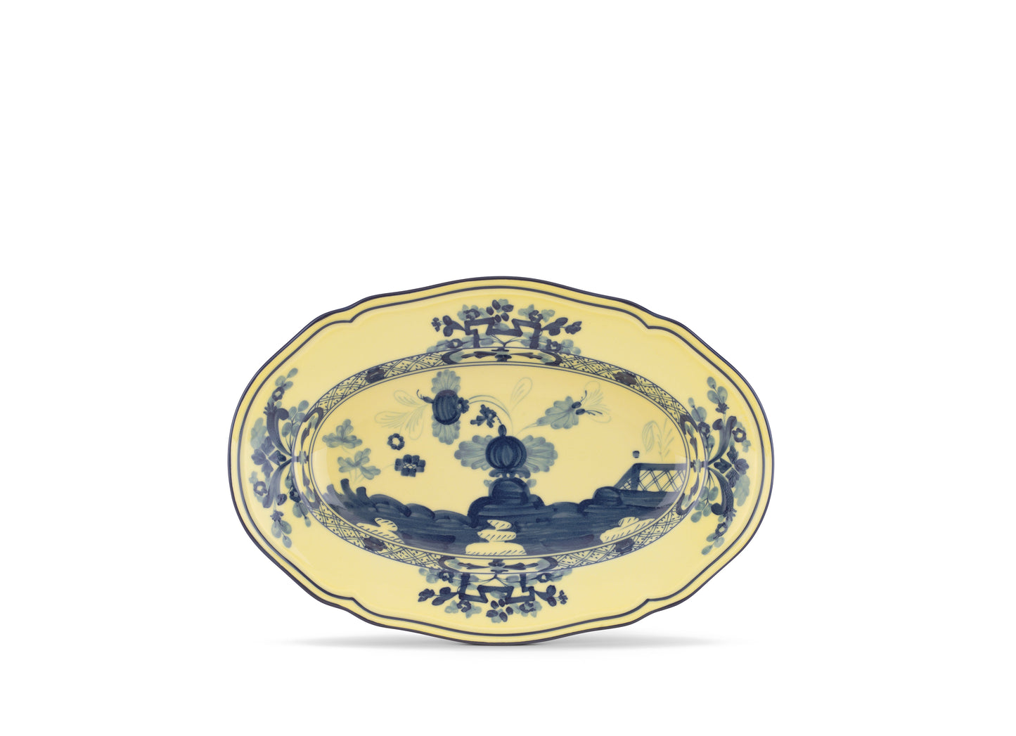 Ginori 1735 Oriente Italiano Pickle Dish - Citrino (Yellow)