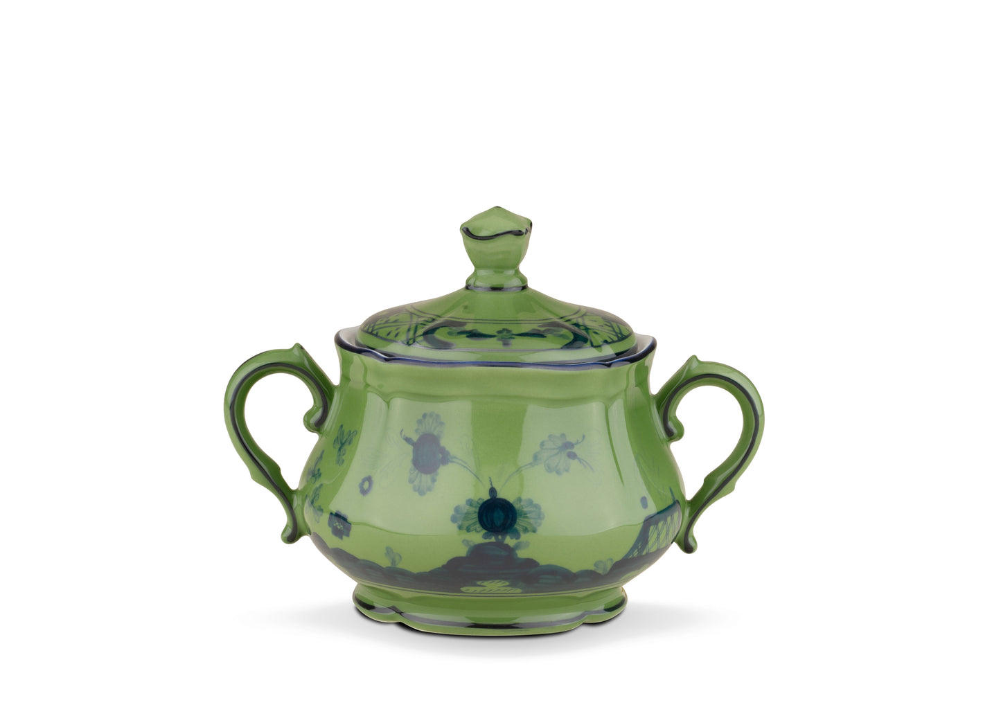 Ginori 1735 Oriente Italiano Sugar Bowl - Malachite (Green)