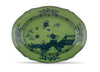 Ginori 1735 Oriente Italiano Oval Platter 15" - Malachite (Green)