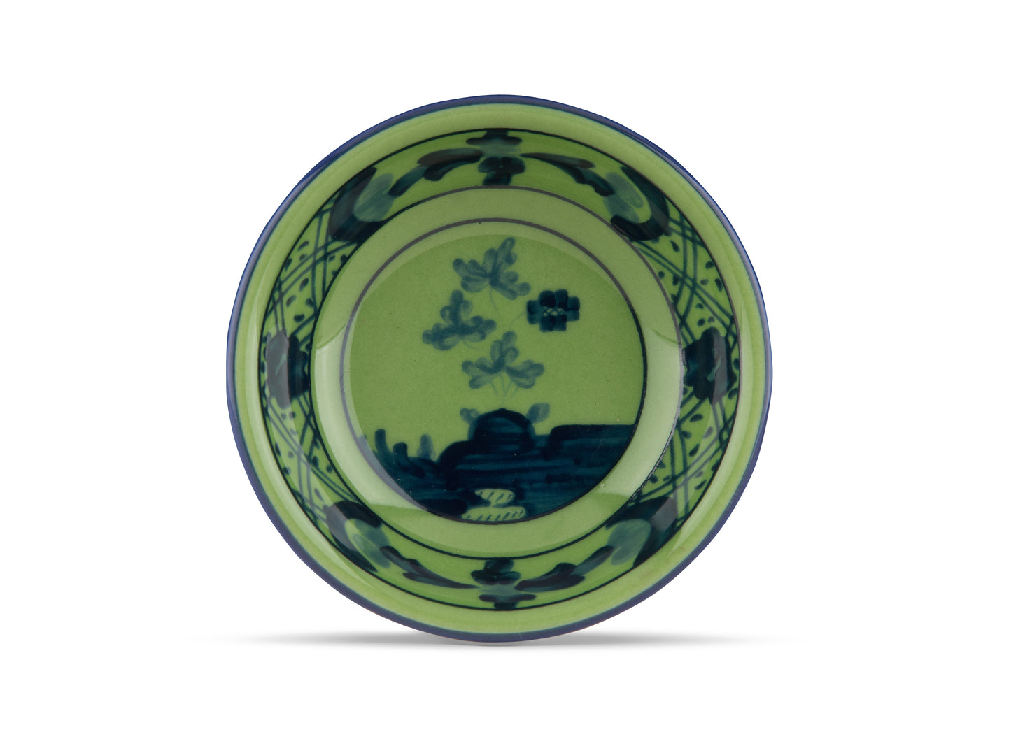 Ginori 1735 Oriente Italiano Soy Sauce Cup - Malachite (Green)