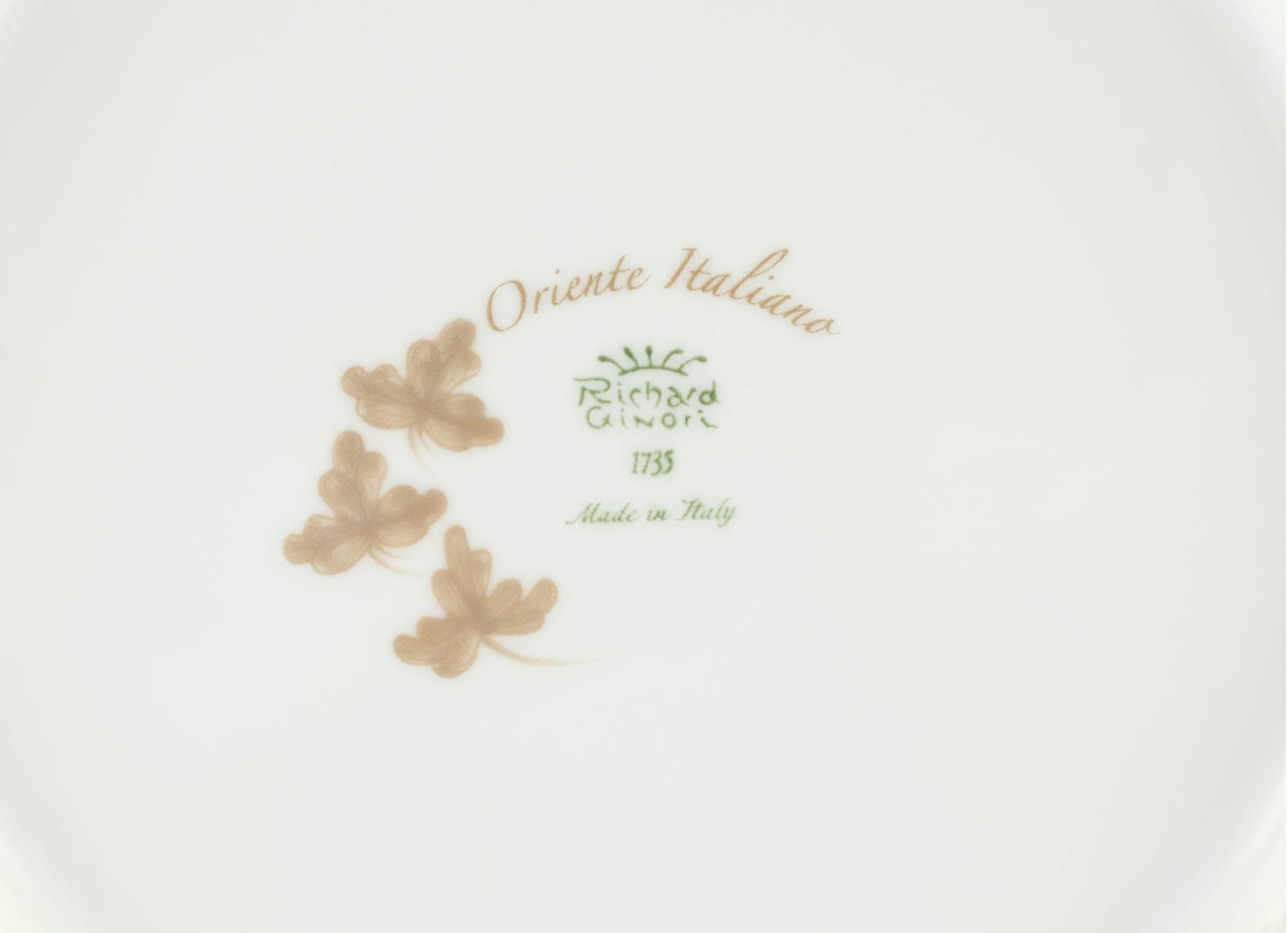 Ginori 1735 Oriente Italiano Ming Vase - Meringa (Beige w/Gold Threading)