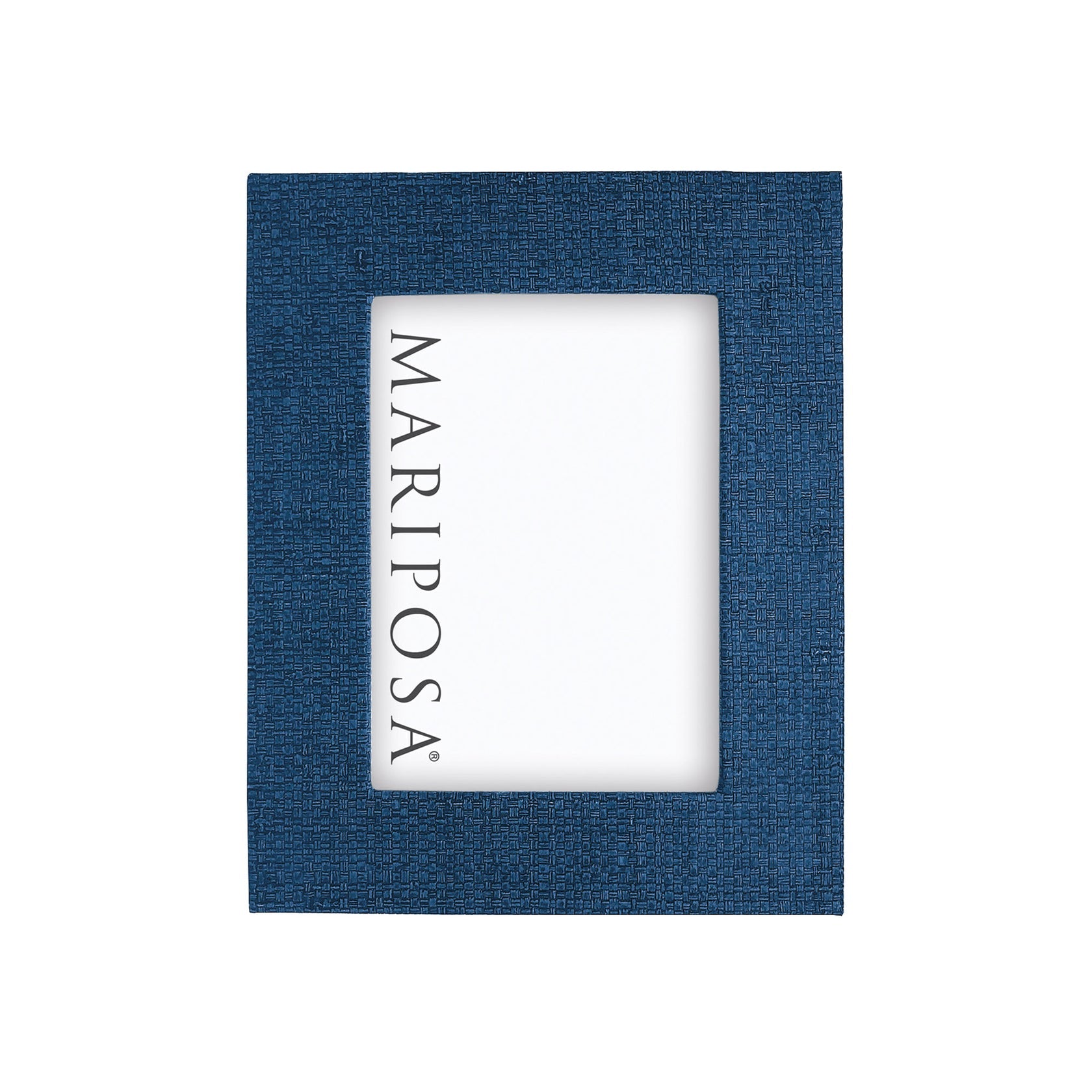 Mariposa Frame - Indigo Blue Faux Grasscloth 5x7 – Coast 2 Coast Collection