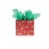 Caspari Gift Bag: Wild Christmas Red - Large