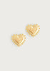Anabel Aram Heart Stud Earrings