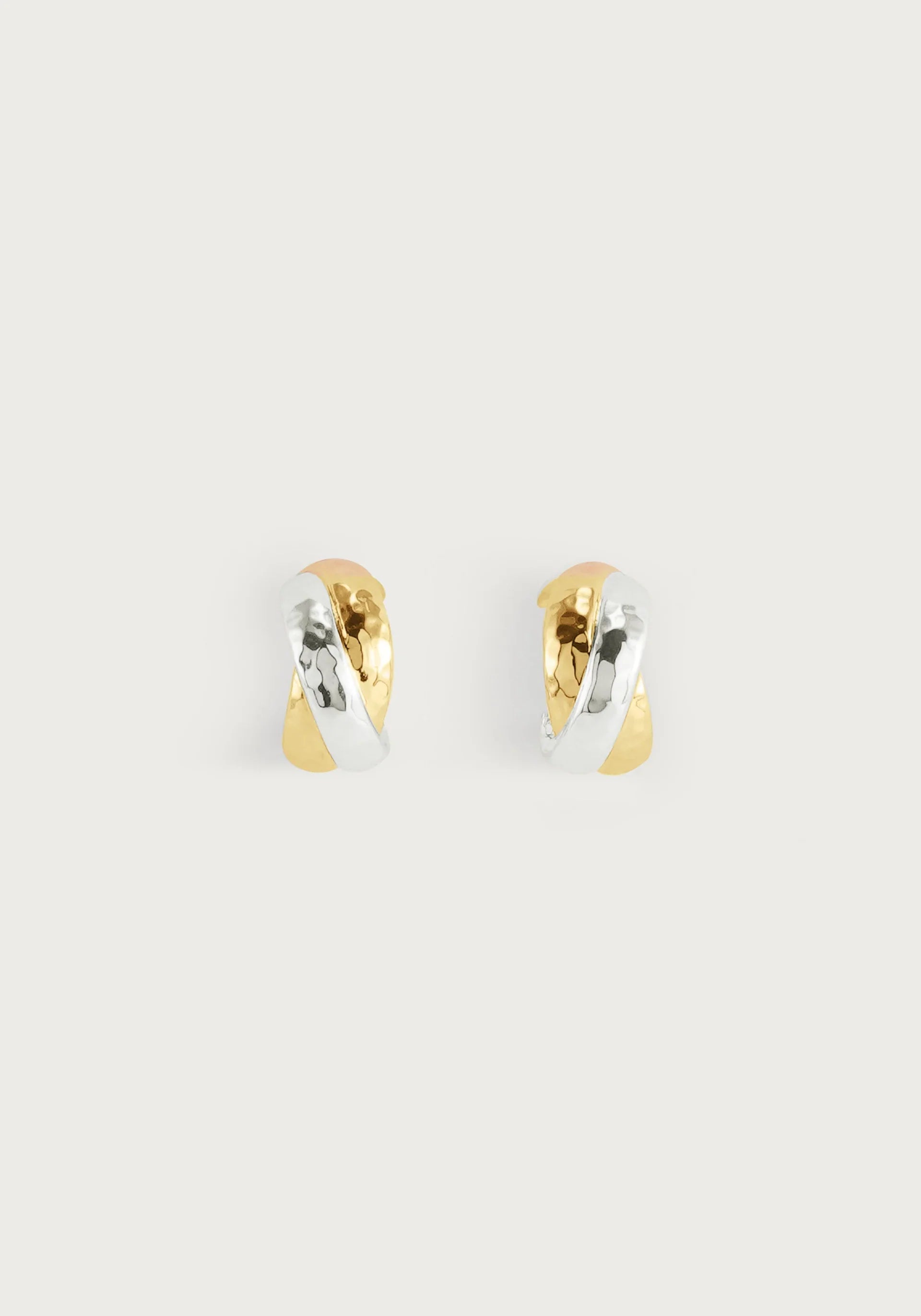 Anabel Aram Farrier Triple Huggie Hoop Earrings