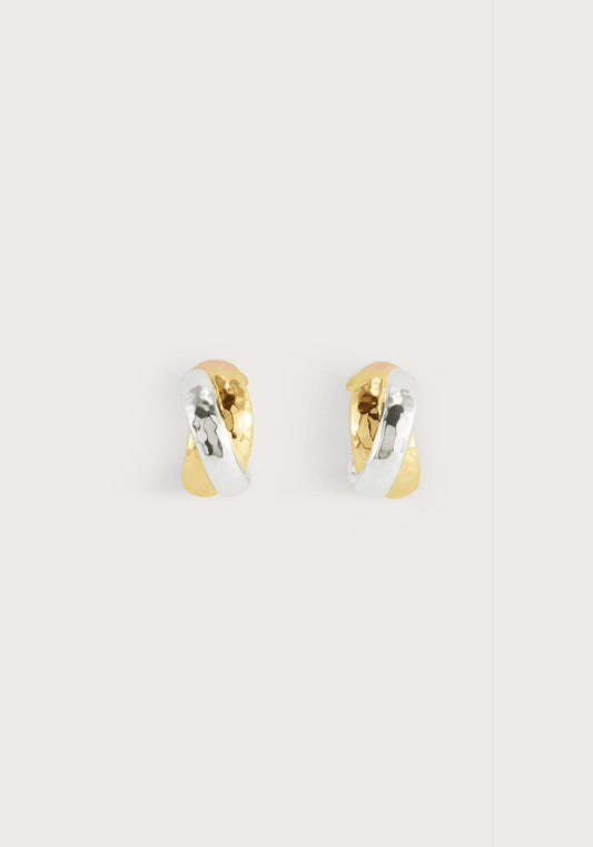 Anabel Aram Farrier Triple Huggie Hoop Earrings