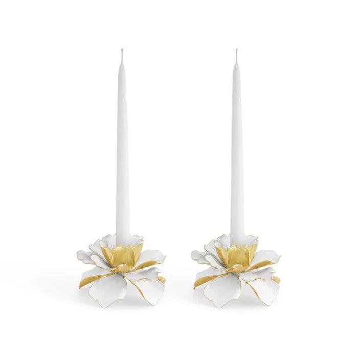 Michael Aram Gardenia Candleholders Set of Two