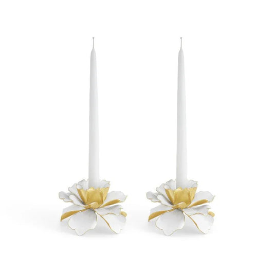 Michael Aram Gardenia Candleholders Set of Two
