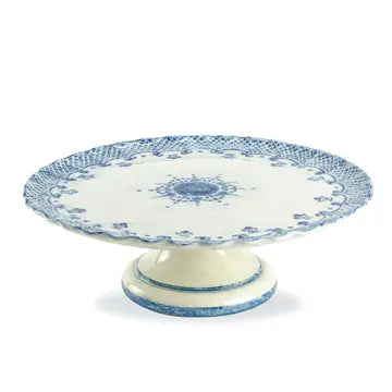 Arte italica Burano Cake Stand Blue