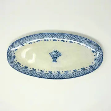 Arte Italica Burano Oval Platter Blue