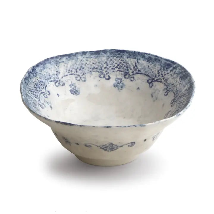 Arte Italica Burano Small Serving Bowl Blue 9 inches