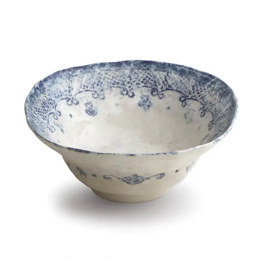 Arte Italica Burano Small Serving Bowl Blue 9 inches