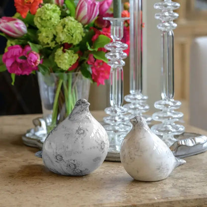 Arte Italica Giulietta Italian Ceramic Grey Dove Large