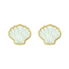 ASHA EAR Sankaty Scallop Stud Earring