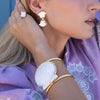 ASHA Scallop Cuff MOP Shell