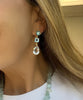 Dina Mackney Designs Earrings - Triplet, Spinel and Quartz Triple Earring