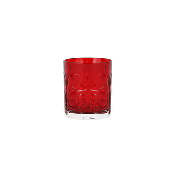Vietri Barocco Double Old Fashioned - Ruby