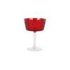 Vietri Barocco Coupe Champagne Glass - Ruby
