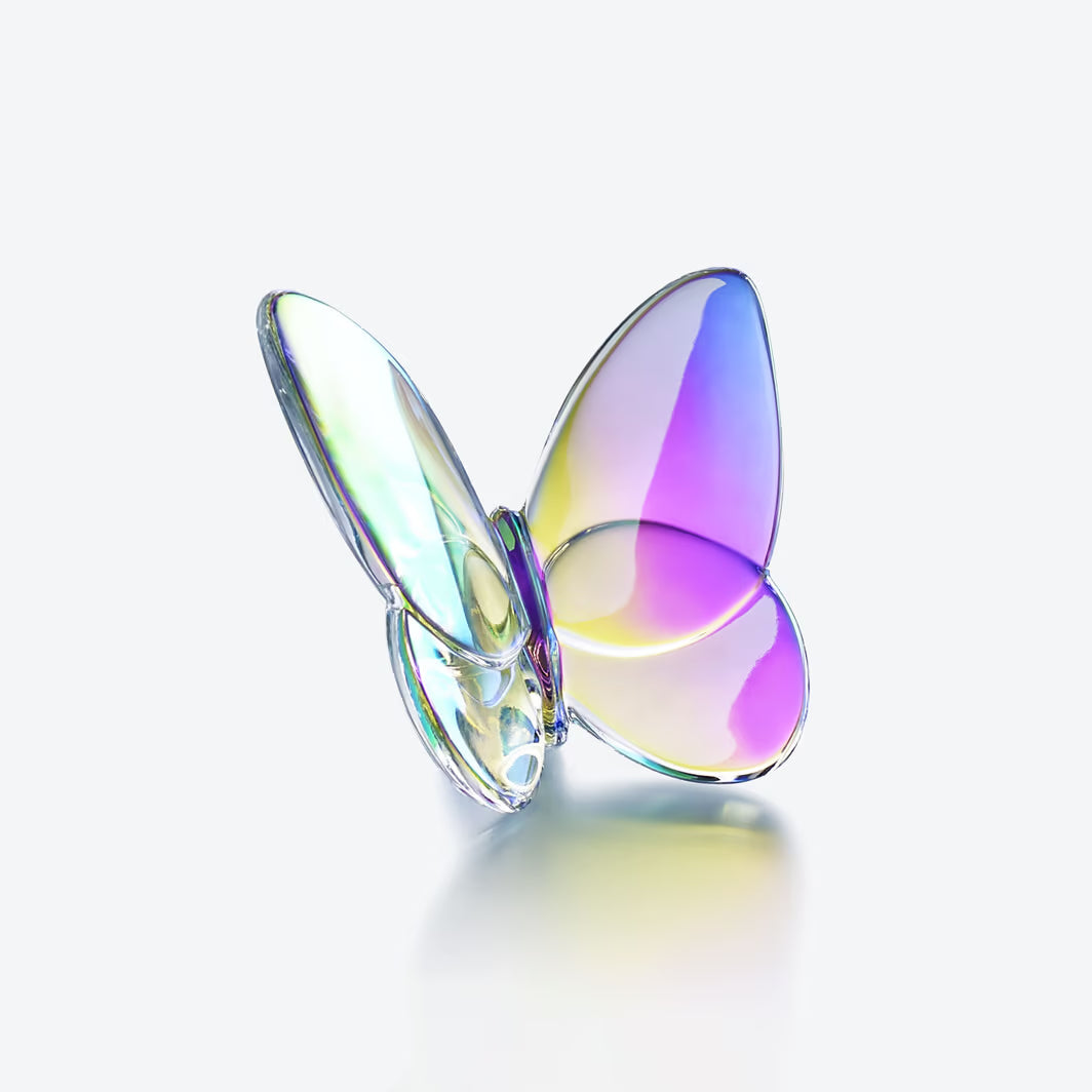 Baccarat Lucky Butterfly - Iridescent Clear