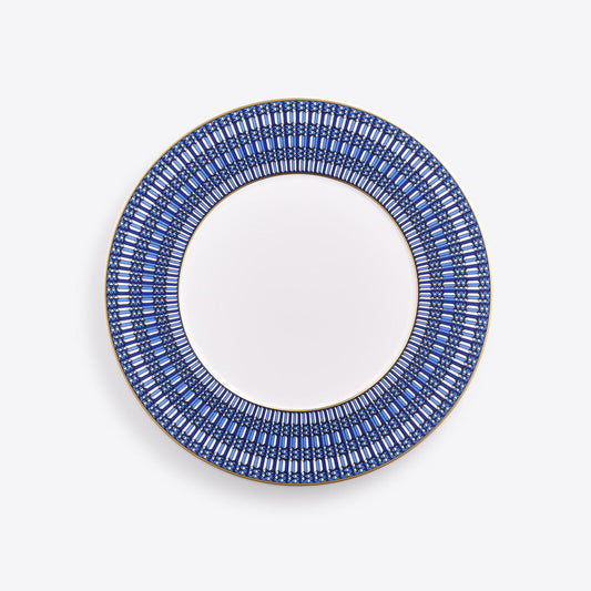 Baccarat Arcadia Blue Dinner Plates Set of Two